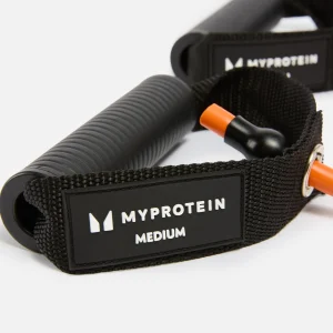 MYPROTEIN Bande de résistance avec anses – Résistance moyenne – Orange brûlé