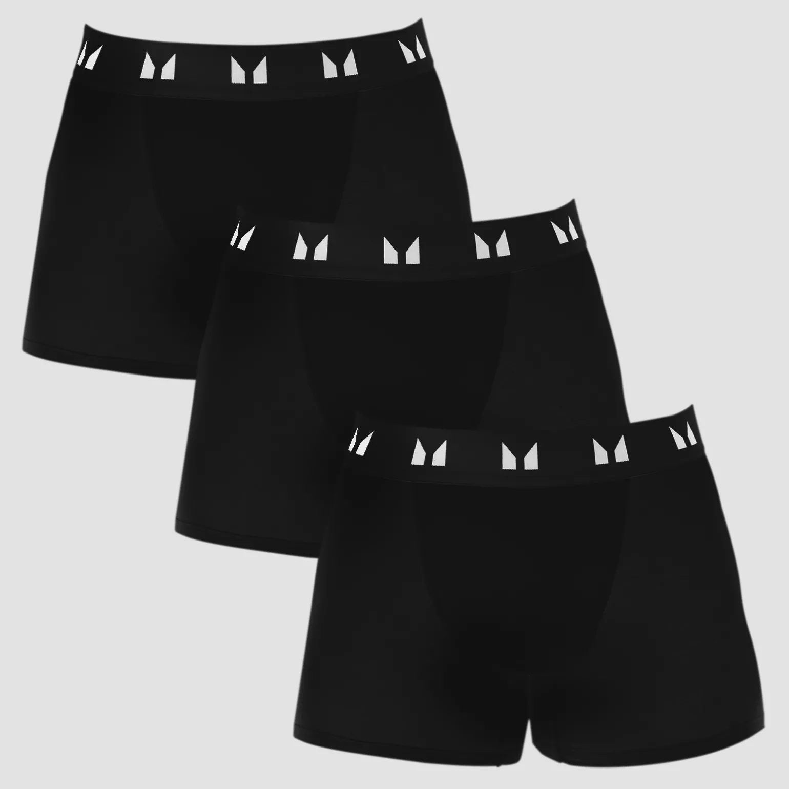Homme MYPROTEIN Boxer MP pour hommes – Noir (lot de 3)