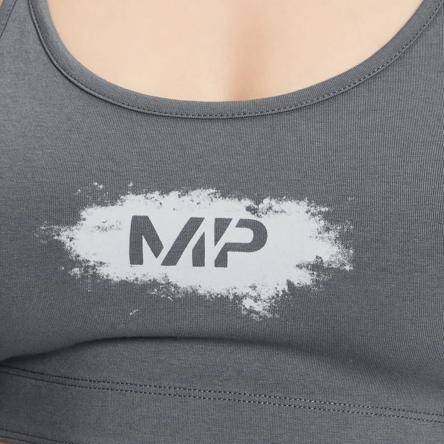 Femme MYPROTEIN Brassière de sport MP Chalk Graphic pour femmes – e