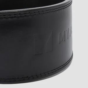 MYPROTEIN Ceinture de musculation premium en cuir – Noir