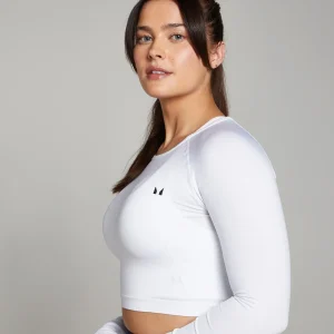 Femme MYPROTEIN Crop top sans coutures à manches longues MP Shape pour femmes –