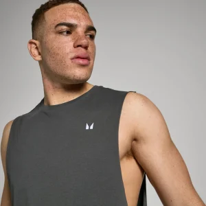 Homme MYPROTEIN Débardeur à emmanchures échancrées MP Rest Day pour hommes – Ombre foncée