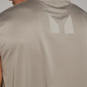 Homme MYPROTEIN Débardeur d’entraînement oversize en maille filet MP Tempo pour hommes – Terre cuite