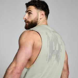 Homme MYPROTEIN Débardeur MP Clay Graphic pour hommes – Vert sous-marin