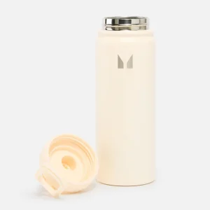 MYPROTEIN Gourde en acier inoxydable de taille moyenne – Crème naturel