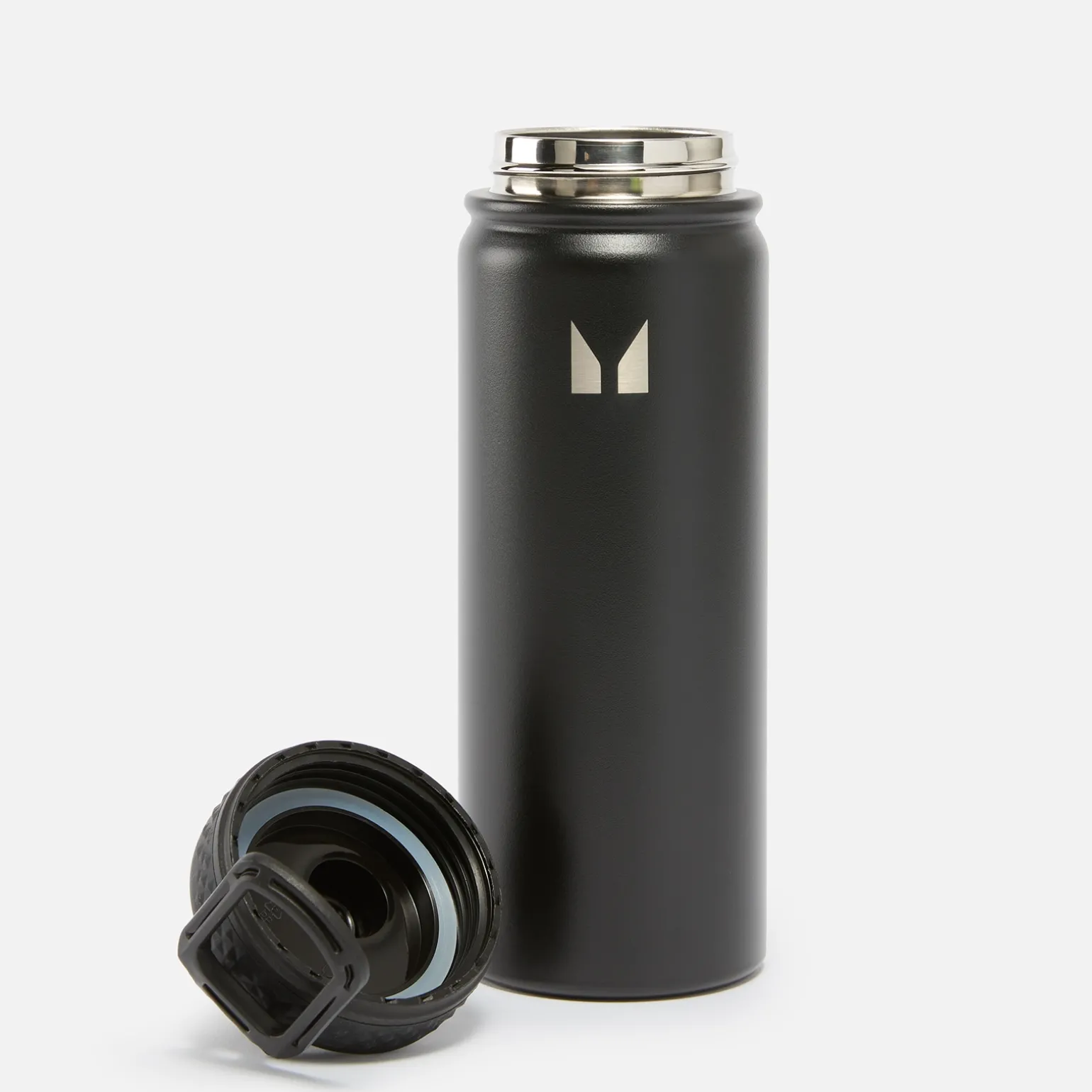 MYPROTEIN Gourde en acier inoxydable de taille moyenne – Noir