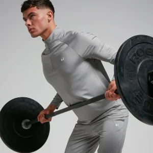 Homme MYPROTEIN Haut d’entraînement à fermeture éclair ¼ MP pour hommes – Orage