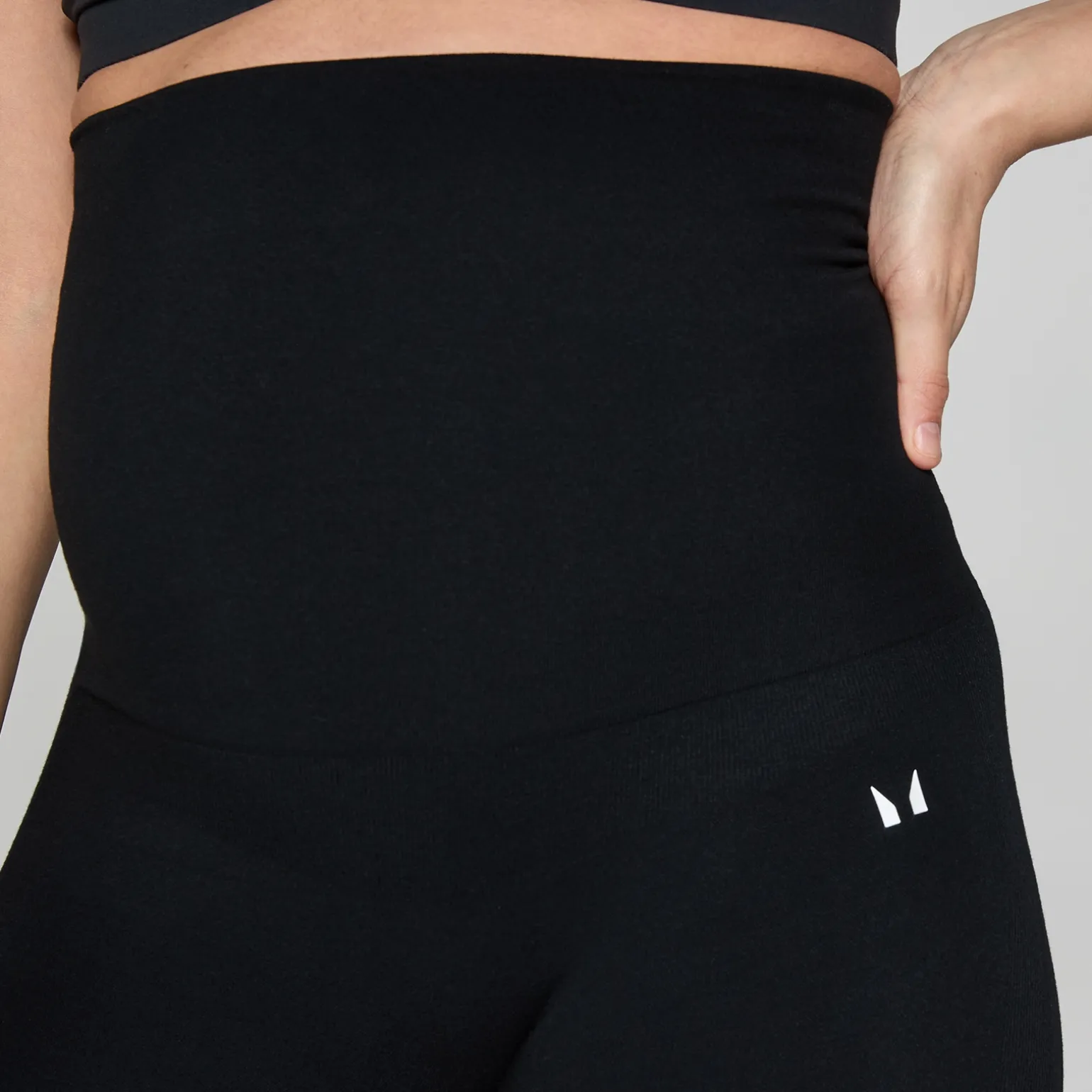 Femme MYPROTEIN Legging de maternité post-partum MP pour femmes – Noir