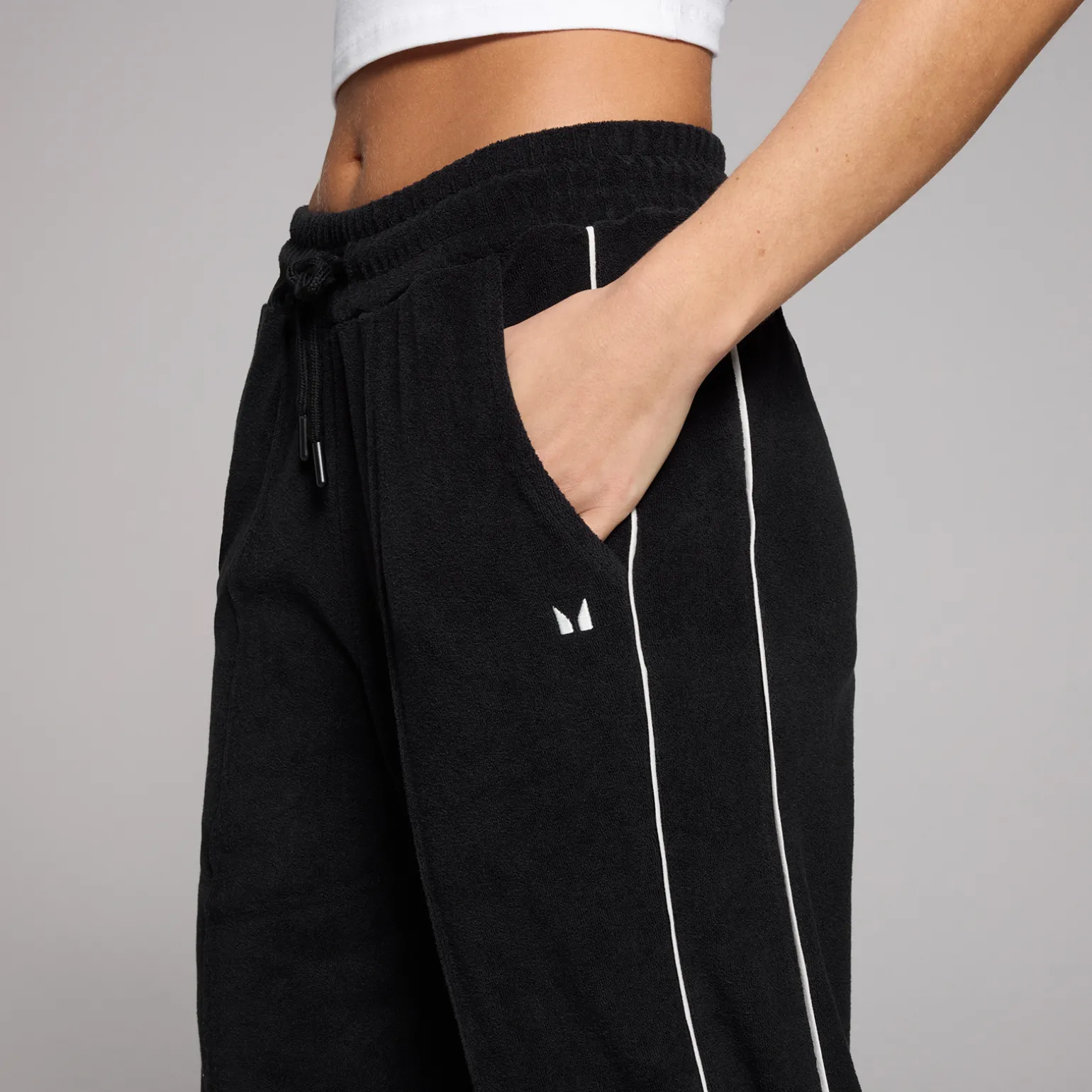 Femme MYPROTEIN MP Women's Lifestyle Towelling Joggers - Black