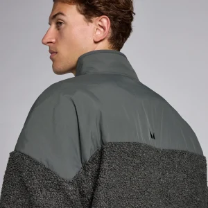 Homme MYPROTEIN Polaire hybride MP Lifestyle pour hommes – Gris foncé