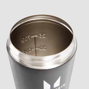 MYPROTEIN Shaker en acier inoxydable – Noir