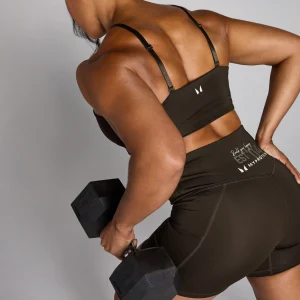 Femme MYPROTEIN Short d’entraînement graphique MP Origin pour femmes – Café