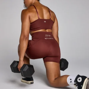 Femme MYPROTEIN Short d’entraînement graphique MP Origin pour femmes – Rouge brique