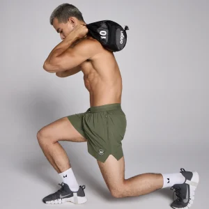 Homme MYPROTEIN Short tissé avec entrejambe de 13 cm MP Tempo 360 pour hommes – Olive foncé