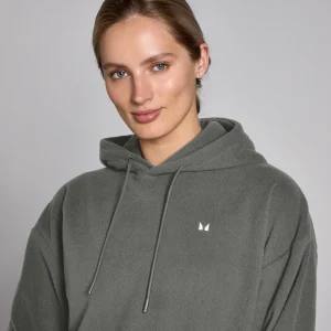 Femme MYPROTEIN Sweat à capuche en polaire MP pour femmes – Gris acier