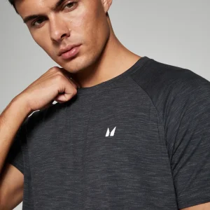 Homme MYPROTEIN T-shirt à manches courtes MP Performance pour hommes – Noir chiné