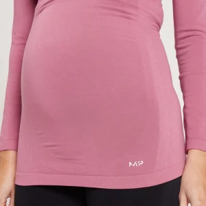 Femme MYPROTEIN T-shirt de maternité sans coutures à manches longues MP pour femmes –