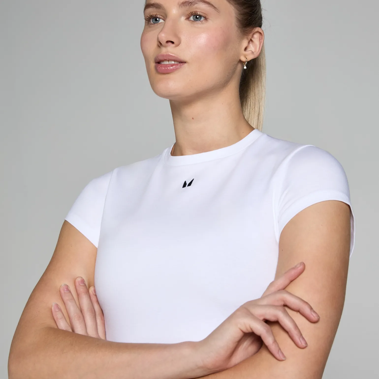 Femme MYPROTEIN T-shirt moulant à manches courtes MP Basics pour femmes –