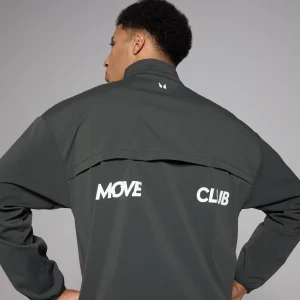 Homme MYPROTEIN Veste en nylon MP Tempo Graphic pour hommes – Noir délavé